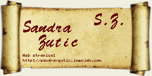 Sandra Žutić vizit kartica
